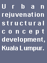 Text Box: Urban rejuvenation structural concept development, Kuala Lumpur.